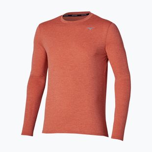 Férfi futó hosszú ujjú póló Mizuno Core Impulse Long Sleeve Tee ginger