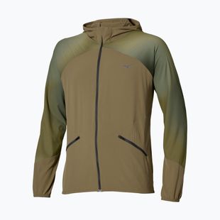 Férfi futókabát Mizuno Active Alpha Hooded Jacket martini olive