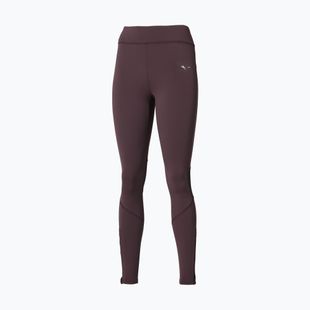 Női futóleggingsek Mizuno Active Warmalite Long Tight raisin