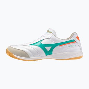 Futballcipő Mizuno Morelia Sala Elite IN white/arcadia/lava orange