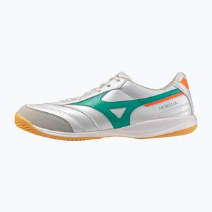 Futballcipő Mizuno Morelia Sala Pro IN white/arcadia/lava orange