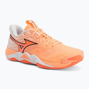 Röplabda cipő Mizuno Wave Momentum Elite flamingo coral/lava orange/white