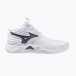 Röplabda cipő Mizuno Wave Momentum Elite Mid white/metallic gray/black