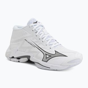 Röplabda cipő Mizuno Wave Lightning Elite Mid White/Ultimate Gray/Black