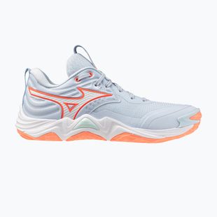 Női röplabda cipő Mizuno Wave Momentum Elite blue finch/white/lava orange