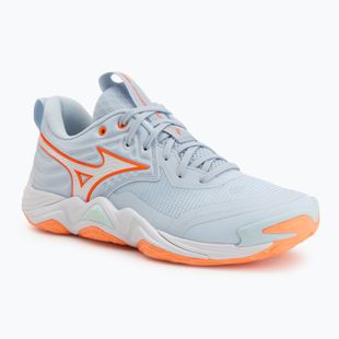 Női röplabda cipő Mizuno Wave Momentum Elite blue finch/white/lava orange