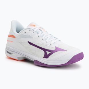 Női teniszcipő Mizuno Wave Exceed Court AC white/dahlia/lava orange