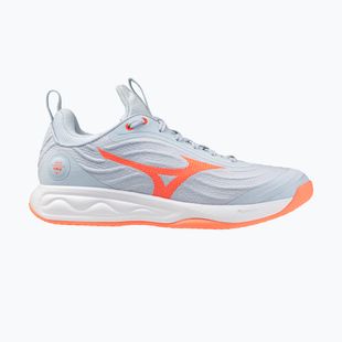 Női röplabda cipő Mizuno Wave Luminous Elite blue finch/lava orange/flamingo coral