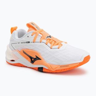 Kézilabda cipő Mizuno Wave Stealth Neo 2.1 white/black/flamingo coral