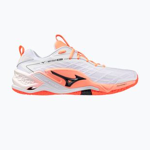 Kézilabda cipő Mizuno Wave Stealth Neo 2.1 white/black/flamingo coral