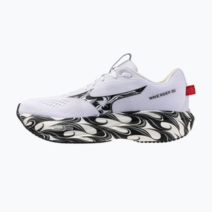 Férfi futócipők Mizuno Wave Rider 30 Disclosure white/black/high risk red