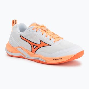 Kézilabda cipő Mizuno Wave Stealth Elite white/lava orange
