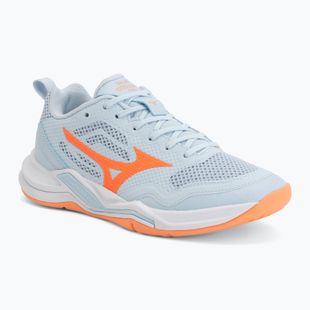 Női kézilabda cipő Mizuno Wave Stealth Pro blue finch/lava orange