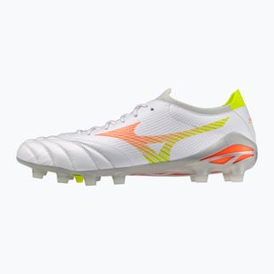 Futballcipő Mizuno Morelia Neo V β Pro FG white/lava orange/evening primrose