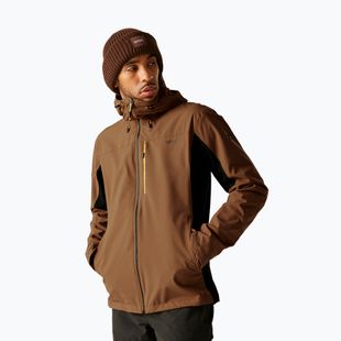 Férfi softshell dzseki REGATTA Birchdale II nut brown/black