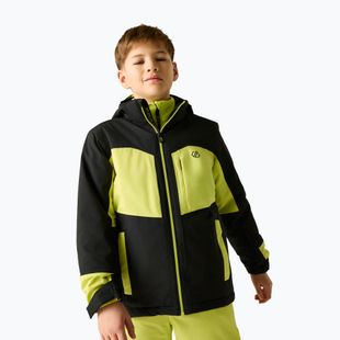 Gyerek síkabát Dare2B Rip It Jacket black/wild lime