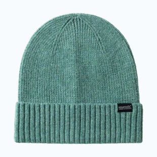 Női téli sapka REGATTA Ribbed Basic dark forest green