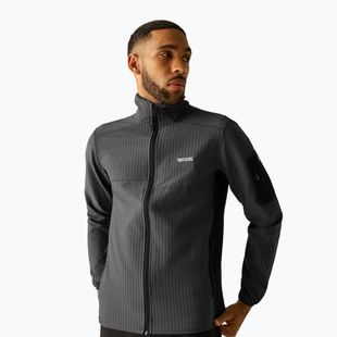 Férfi pulóver REGATTA Baslinn ash/black