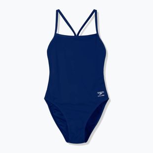 Női egyrészes fürdőruha Speedo Solid Endurancex V-Back 2.0 team navy
