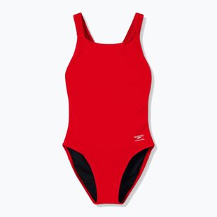 Női egyrészes fürdőruha Speedo Solid Endurancex Leaderback team red