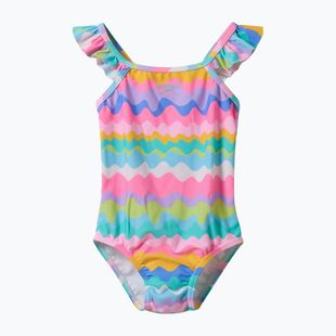 Gyerek egyrészes fürdőruha Speedo Ruffle citrus green