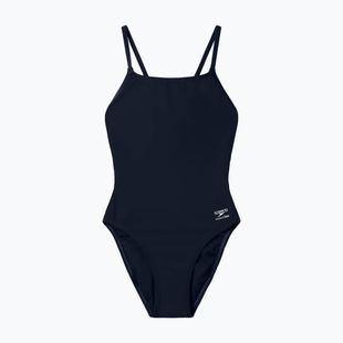 Női egyrészes fürdőruha Speedo Solid Endurancex Strappy Back team black