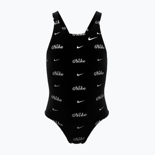 Gyerek egyrészes fürdőruha Nike Hydrastrong Multi Pr jet black