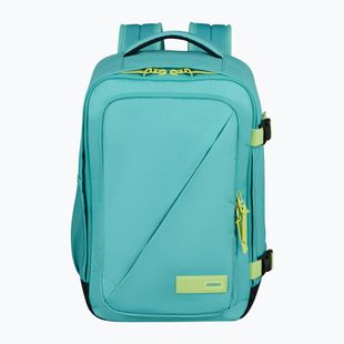 American Tourister Take2cabin S 24,2 l hátizsák poros türkiz / lime színben