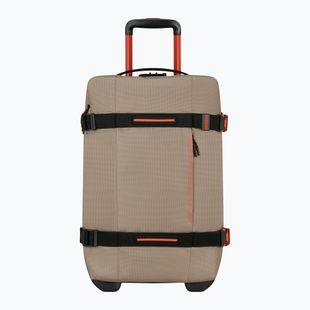 American Tourister Urban Track Duffle kerekekkel 55 l bézs / narancssárga utazótáska