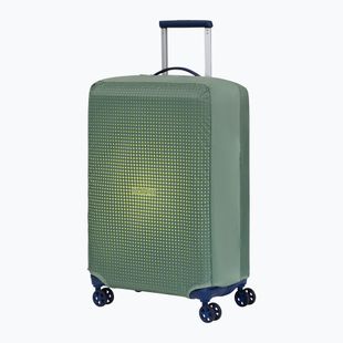 Bőröndhuzat American Tourister Foldable Luggage M olive/lime