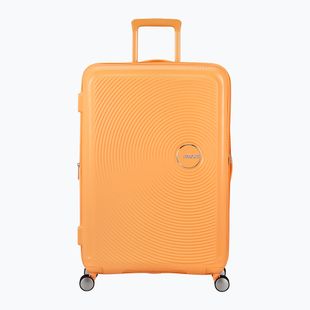 Utazó bőrönd American Tourister Soundbox 77 110 l papaya sand
