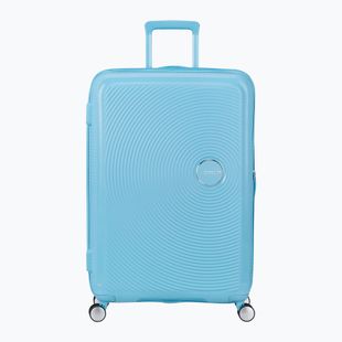Utazó bőrönd American Tourister Soundbox 77 110 l blueberry fizz