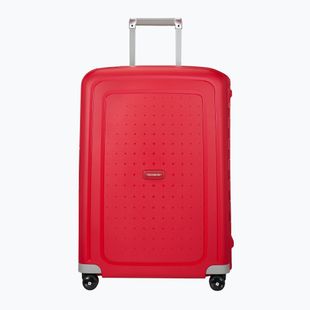 Bőrönd Samsonite S'cure Spinner 79 l crimson red
