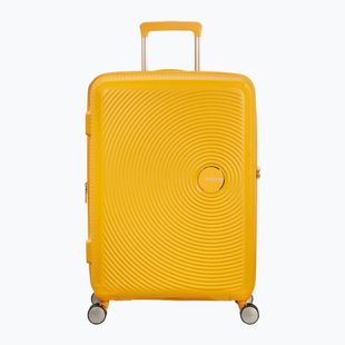 Bőrönd American Tourister Soundbox 81 l golden yellow
