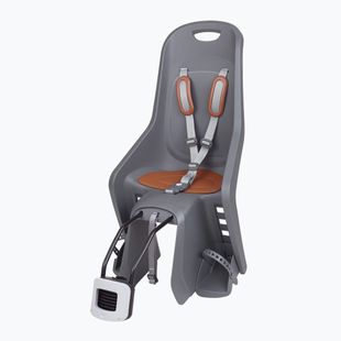 Polisport Bubbly Maxi Plus FF kerékpár ülés szénszürke/barna