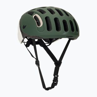 MTB kerékpáros bukósisak Catlike Whisper II green forest/white matte