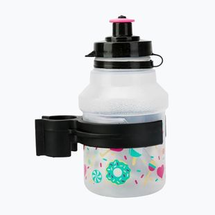 Polisport Lolipops 350 ml Junior kerékpáros palack + kosár átlátszó