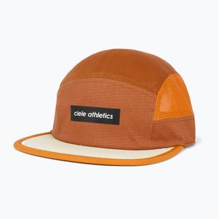 Ellenzős sapka Ciele Athletics GOCap Field Iconic Bar ginger bread/sunset
