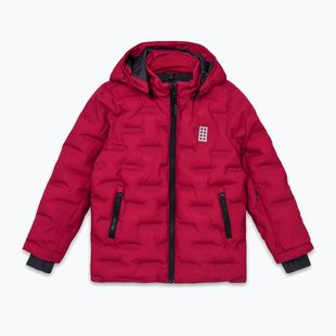 Gyerek síkabát LEGO Lwjipe 706 dark pink