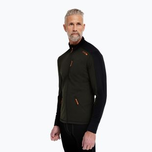 Férfi sípulóver Dovre Midlayer Full Zip khaki