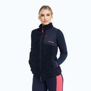 Női ujjatlan Dovre Teddy Fleece navy