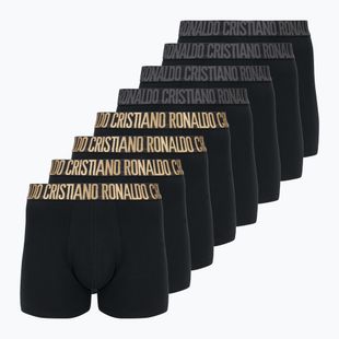 Férfi boxeralsók CR7 Basic Trunk 8 pár black