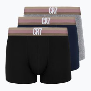 Férfi CR7 Basic Trunk boxeralsó 3 pár 711 több színű