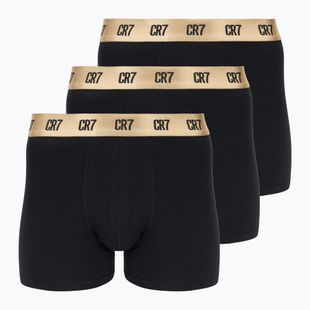 Férfi boxeralsó CR7 Basic Trunk 3 pár black