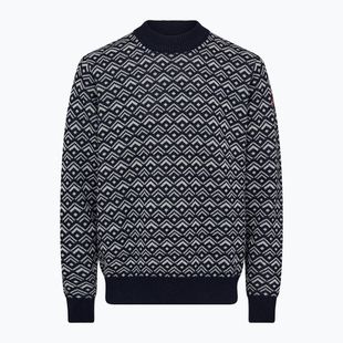 Férfi pulóver Dovre Knitted Pullover navy