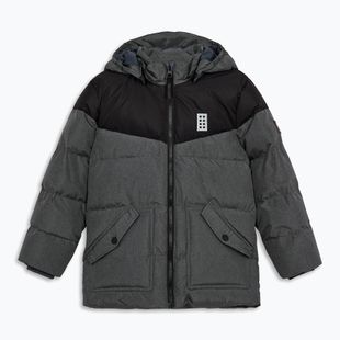 Gyerek bélelt kabát LEGO Lwjebel 733 dark grey melange