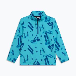 Gyerek polár pulóver LEGO Lwsian 710 Fleece bright blue