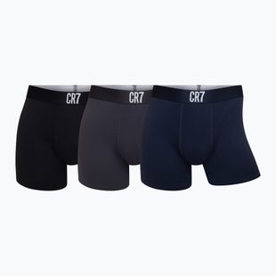 Férfi boxer nadrág CR7 Trunk Airmesh 3 pack multicolour