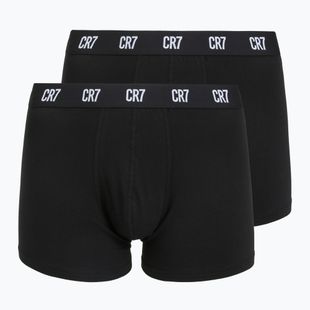 Férfi boxer nadrág CR7 Fashion Trunk 2 pack black