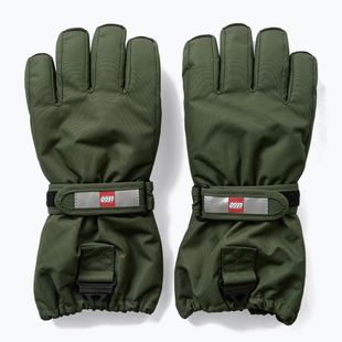 Gyerek síkesztyűk LEGO Lwatlin 700 dark green
